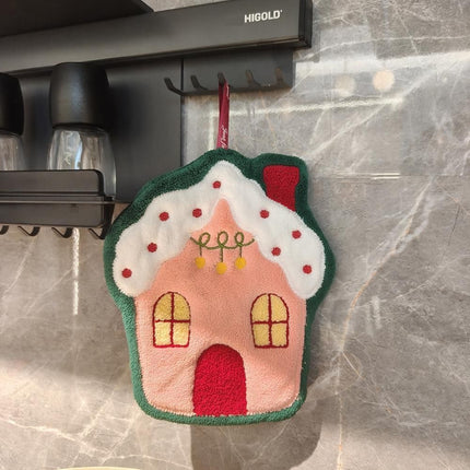2Pcs Gingerbread House Christmas Ornament