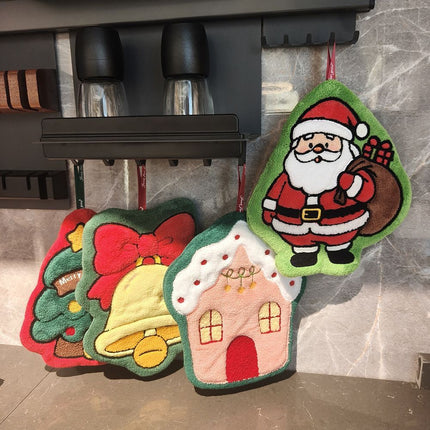 2Pcs Single Christmas Bell With Bow Ornament