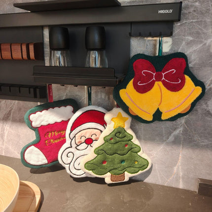 2Pcs White Base Christmas Tree with Star Ornament