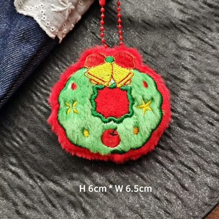 9pcs Christmas Plush Doll Ornaments