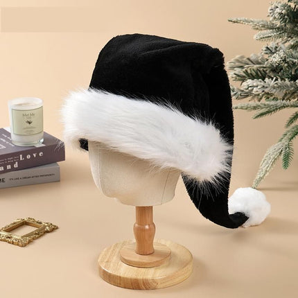 3pcs High Pile Santa Hat, Red (Long)