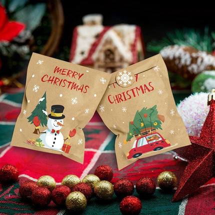 Christmas Mini Paper Bags S894, 24 Pieces