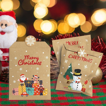 Christmas Mini Paper Bags S894, 24 Pieces