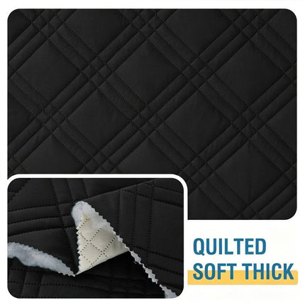 Electric Recliner Sofa Cover (Black)