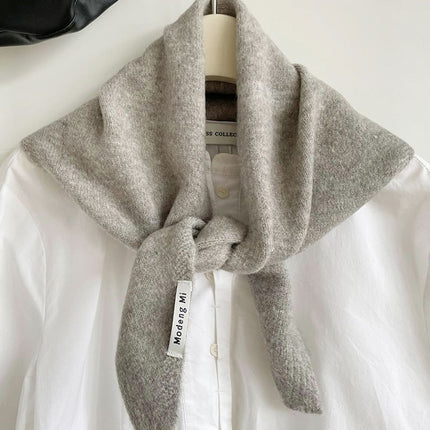2pcs Fashion Warm Triangle Scarf - Chestnut, 35×105cm
