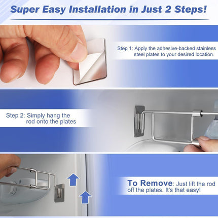 2 Pack RV Fridge Slide Bracket