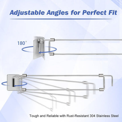 2 Pack RV Fridge Slide Bracket