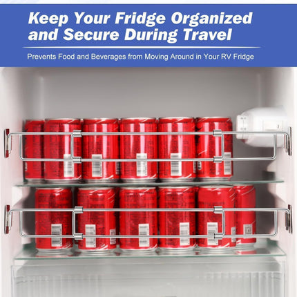 2 Pack RV Fridge Slide Bracket