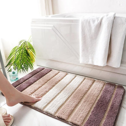 Non-slip Water Absorbent Bath Mat Grey
