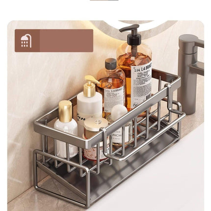 Tall Tilted Dish Drying Rack Black 03