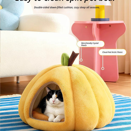 Yellow Pumpkin Short Plush Version L