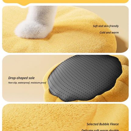Yellow Pumpkin Short Plush Version S