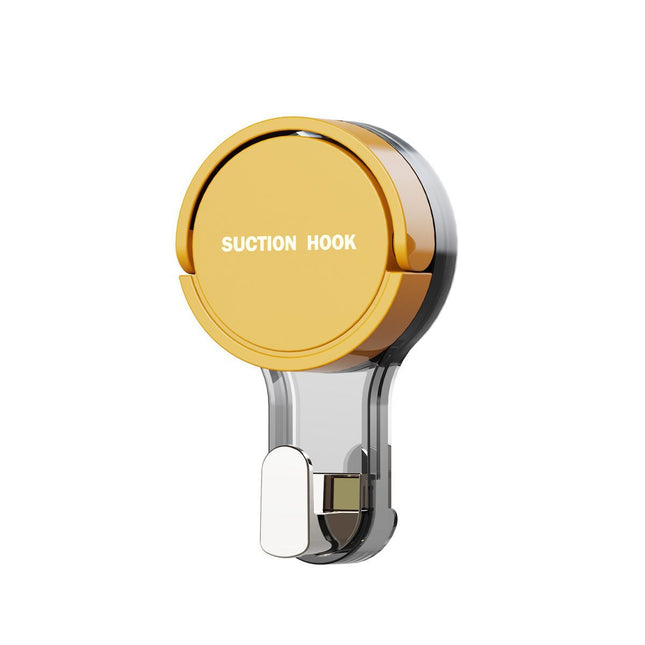 yellow Suction cup hook V1221-YELLOW-SUCTION-CUP-HOOK