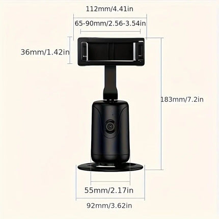 Mobile Cloud Auto-Tracking Smart Magic Stabilizer - AI Facial Recognition Desktop Phone Holder for Live Streaming