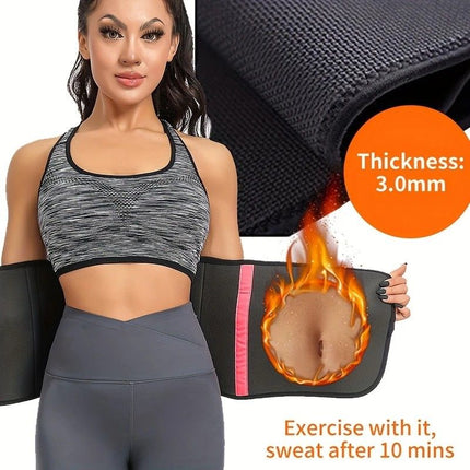 3.0mm Thickened Breathable Waist Trimmer | Sweat More for Intense Shaping, Waist Training & Back Support(black   XXL  code)