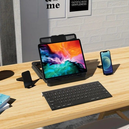 Multifunctional Laptop Stand: Portable and Foldable, 7-Level Height Adjustment, Efficient Heat Dissipation, Stable Load-Bearing