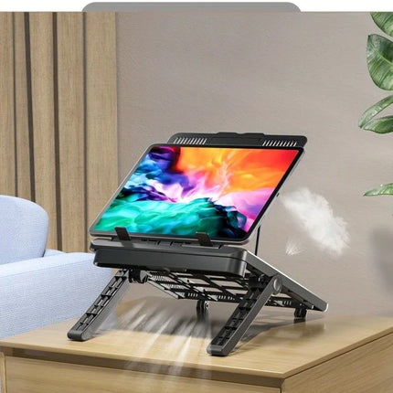 Multifunctional Laptop Stand: Portable and Foldable, 7-Level Height Adjustment, Efficient Heat Dissipation, Stable Load-Bearing