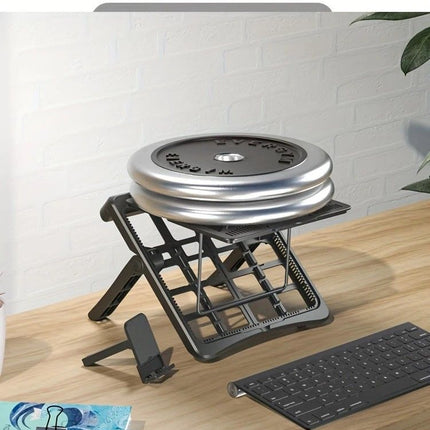 Multifunctional Laptop Stand: Portable and Foldable, 7-Level Height Adjustment, Efficient Heat Dissipation, Stable Load-Bearing