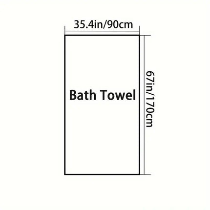Modern Pineapple Grid Design Ultra-Soft Coral Fleece Bath Towel｜90x170cm Extra Thick Strong Absorption, Suitable for Bathroom, Gym, Hotel, and Home Use.(white)