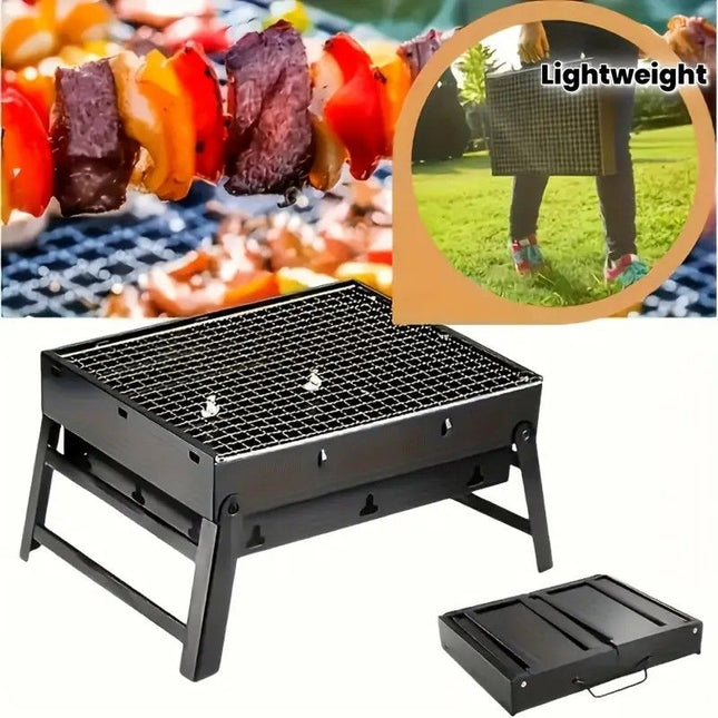 Portable Folding Grill 4-Step Assembly Light & Portable Sturdy Design Enjoy Outdoor Grilling Anytime – product detail