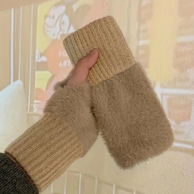 Women's Comfortable Fingerless V1232-BZST004