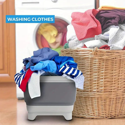 Portable Folding Sink: Space-Saving Storage, Multi-Use for Kitchen, Balcony, and Outdoors