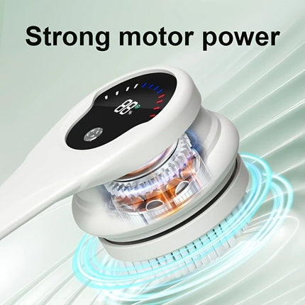 Multi-Function Electric Body Brush: 360° Rotation, Auto-Cleaning, 5 Brush Heads, 3-Speed Adjustment, Wet & Dry Use for Home Spa Experience.GREEN