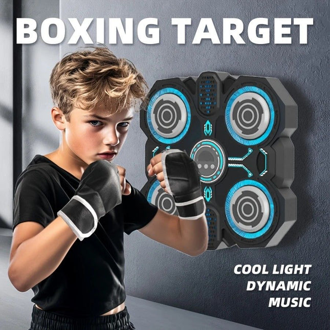 Kids' Smart Music Boxing Target Reaction Striking Toy Hand-Eye Coordination Indoor Game (Batteries Not