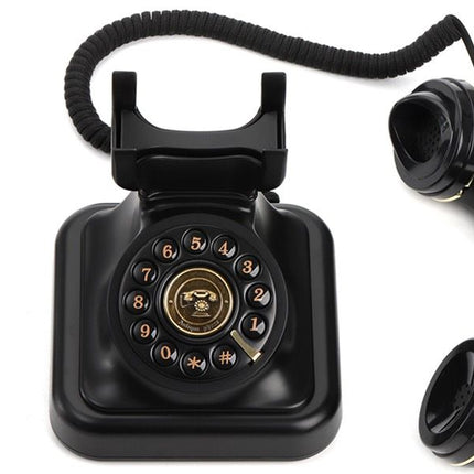 European Retro Desktop Phone: Classic look meets modern utility, free from digital distractions, perfect for home and office, reviving elegant call moments.