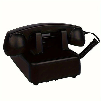 Light Luxury Retro European Telephone: Royal court-style design, eco-friendly ABS material, free from digital distractions, perfect for home and office, returning to pure communication.black