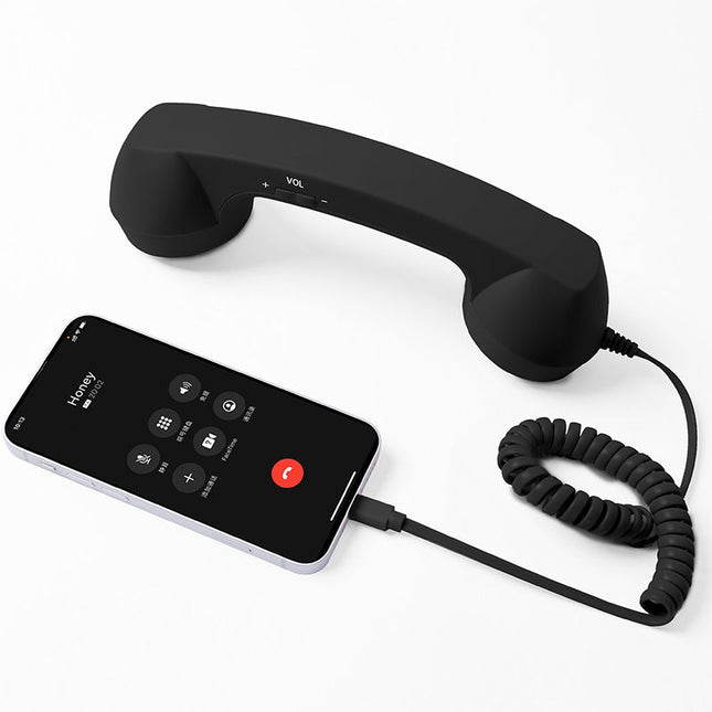 Retro mobile phone handset Type-C plug-and-play compatible with iPhone and Android anti-radiation for
