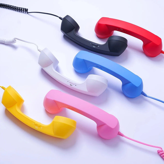 Retro mobile phone handset Type-C plug-and-play compatible with iPhone and Android anti-radiation for – product detail