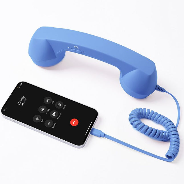 Retro mobile phone handset Type-C plug-and-play compatible with iPhone and Android anti-radiation for