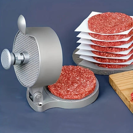 Household Burger Patty Press, Adjustable Thickness, Non-Stick Coating, Makes Perfect Patties Easily