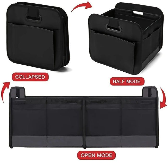 1 Car Trunk Organizer Automotive Storage Reinforced Handle Foldable Multi-Compartment Car Organizer – product detail