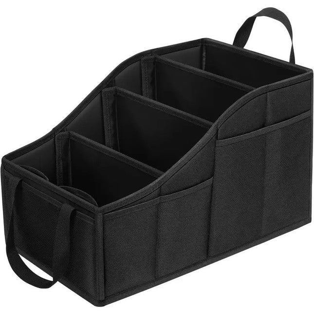 Car Multi-Compartment Organizer Non-Slip & Spacious 4-Section Storage for a Tidy Interior V1232-HBXSNX006