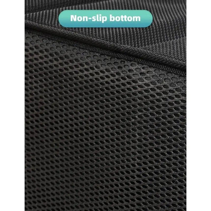 Car Multi-Compartment Organizer: Non-Slip & Spacious, 4-Section Storage for a Tidy Interior