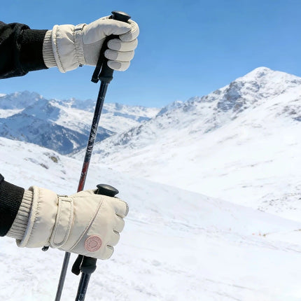 Women's Winter Thick Warm Gloves｜Windproof, Anti-Slip, Touchscreen, Suitable for Skiing, Cycling, and Electric Scooters(BLUE)