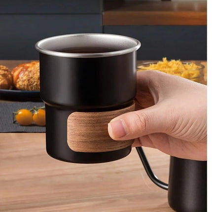 6-Piece Pour Over Coffee Set, Coffee Machine Gift Box, Pour Over Coffee Kettle, Coffee Cup, Coffee Bean Grinder Set.WHITE