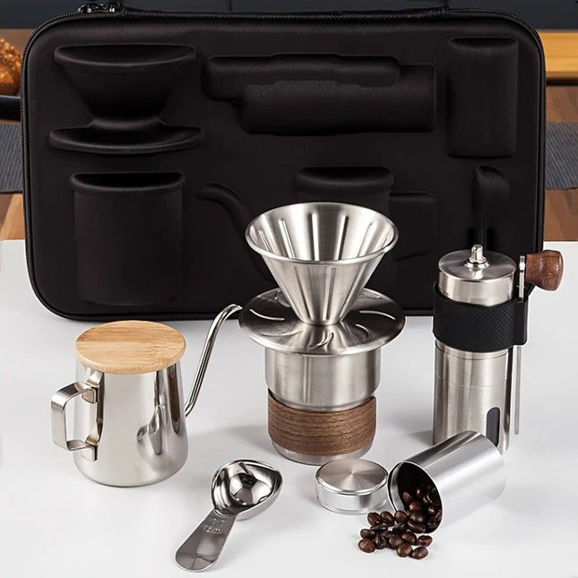 6-Piece Pour Over Coffee Set Coffee Machine Gift Box Pour Over Kettle Cup V1232-KFLXTZ003