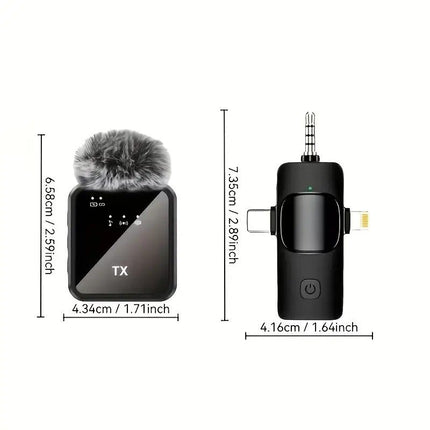 2.4G Wireless Lavalier Microphone: Multi - person, Full - scenario Audio, 25m HD Noise - reduction