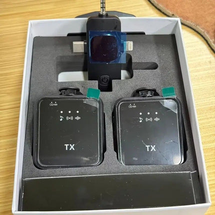 2.4G Wireless Lavalier Microphone: Multi - person, Full - scenario Audio, 25m HD Noise - reduction