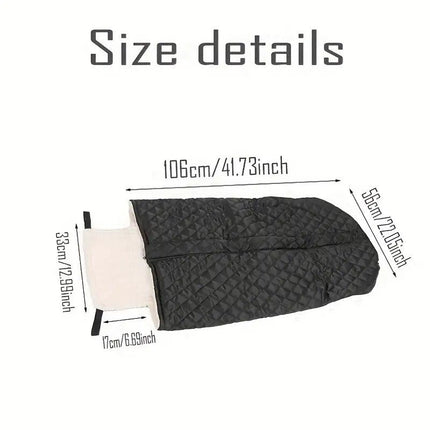 Winter Elderly Wheelchair Heating Blanket | Windproof & Fleece-Lined, Ideal for Both Outings and Home Use(GREY)
