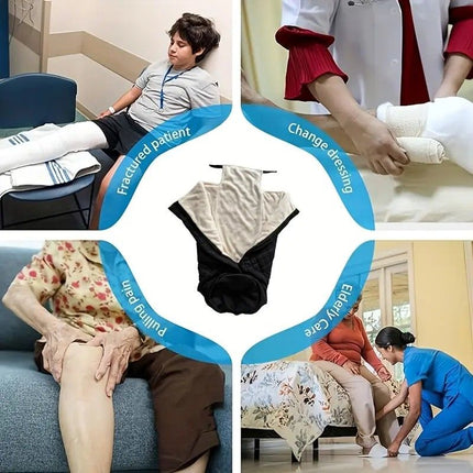 Winter Elderly Wheelchair Heating Blanket | Windproof & Fleece-Lined, Ideal for Both Outings and Home Use(navy blue)