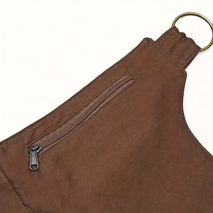 Retro Casual European and American Style Simple and Fashionable Multifunctional Waist Bag, High-Quality Design with Lace Stitching, Rivets, Tie-Fasten Belt Decoration, Daily Portable Practical Outdoor Sports Phone Bag