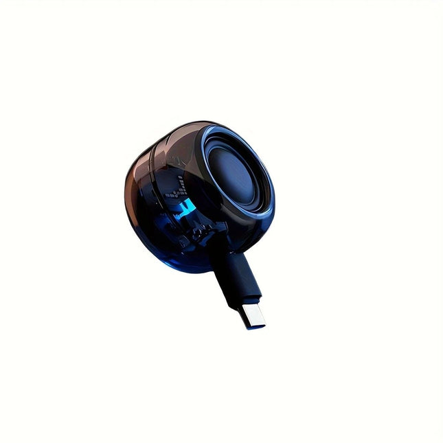 Mini portable speaker with Type-C interface plug-and-play without charging.Wired connection