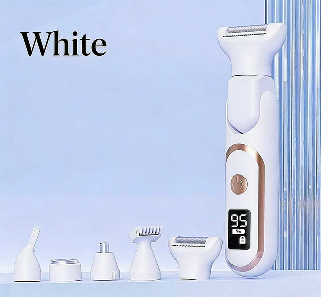 WHITE Women's Whole Body Electric Hair Removal Device Painless Hair Removal Type-C Fast Charging