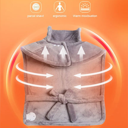 Neck Heating Cape: Smart Temperature Control, Warmth in an Instant.GREY
