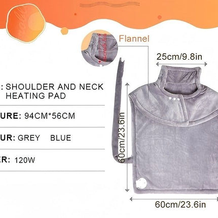 Neck Heating Cape: Smart Temperature Control, Warmth in an Instant.GREY