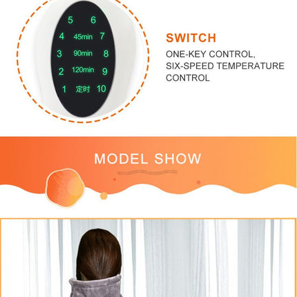 Neck Heating Cape: Smart Temperature Control, Warmth in an Instant.GREY